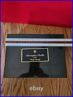 Christopher Radko 1996 HOLY FAMILY 3 Christmas Ornaments LTD ED. SPECIAL