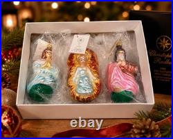 Christopher Radko 1996 Holy Family Nativity #467/15000 NIB Limited Edition