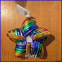 Christopher Radko 1997 Kennedy Center Honors 20th Anniversary Rainbow Star