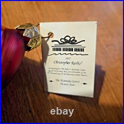 Christopher Radko 1997 Kennedy Center Honors 20th Anniversary Rainbow Star