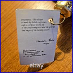 Christopher Radko 1997 Kennedy Center Honors 20th Anniversary Rainbow Star