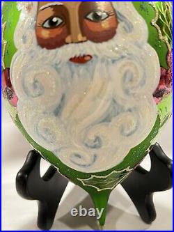Christopher Radko 1997 LIMITED Regency Santa Blown Glass Christmas Ornament