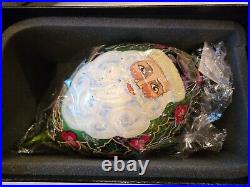 Christopher Radko 1997 Regency Santa Hand BlowithHand Painted Numbered withBox