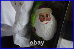 Christopher Radko 1997 Regency Santa. Orn-box Tag. Excond