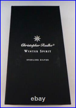 Christopher Radko 1997 WINTER SPIRIT Sterling Silver LTD ED Christmas Ornament