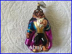 Christopher Radko 1998 Disney Beast Beauty And The Beast Ornament Le 1962/5000