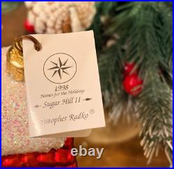 Christopher Radko 1998 Sugar Hill II Set (3) Snowy Houses Ltd Ed 4529/10,000