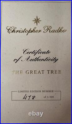 Christopher Radko 1999 The Great Tree Grand Tour In Box Christmas 478 Of 1500