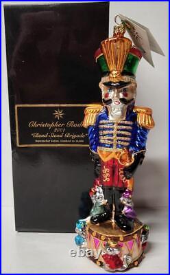 Christopher Radko 2001 Band Stand Brigade Christmas Ornament Le 877 Of 10000