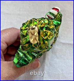 Christopher Radko 2002 Green Holly Jean Vintage Holly Leaf Ornament App 4 1/2