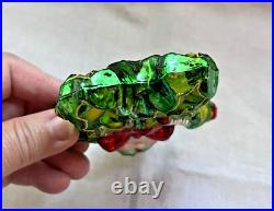 Christopher Radko 2002 Green Holly Jean Vintage Holly Leaf Ornament App 4 1/2