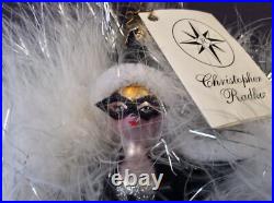 Christopher Radko 2003 MASQUE MYSTERE ORNAMENT 9 Christmas Icicle with Tag