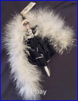 Christopher Radko 2003 MASQUE MYSTERE ORNAMENT 9 Christmas Icicle with Tag