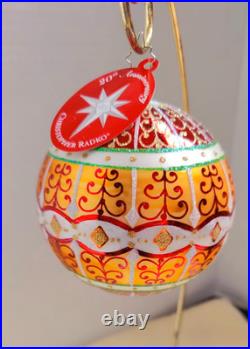 Christopher Radko 2004 Imperial Arches Mission Christmas Ball