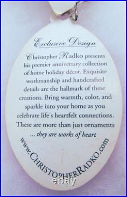 Christopher Radko 2005 Bloomies Bound Ornament with Original Tag and Box