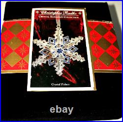 Christopher Radko 2005 Crystal Elegance Collection Palace Xmas Ornament New NOS
