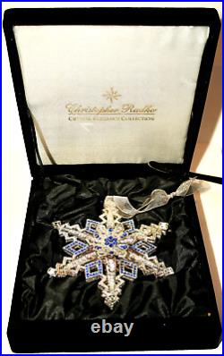 Christopher Radko 2005 Crystal Elegance Collection Palace Xmas Ornament New NOS