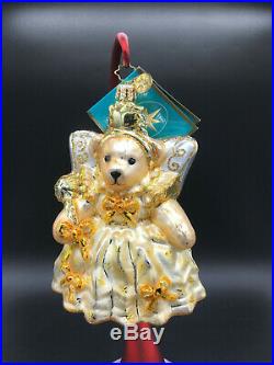 Christopher Radko 2007 Muffy Twinkle Fairy Ornament #1012641 with Tag & Stand