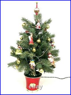 Christopher Radko 2007 Teleflora Imitation Christmas Tree Ornaments Lighted 27'