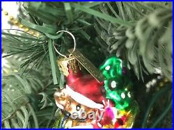 Christopher Radko 2007 Teleflora Imitation Christmas Tree Ornaments Lighted 27'