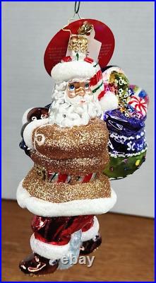 Christopher Radko 2018 #1019500'6.5T Candy Mountain March Christmas Ornament