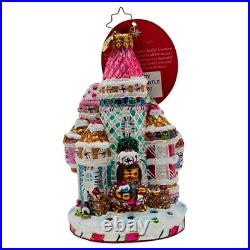 Christopher Radko 2024 Candy Castle Glass Christmas Ornament