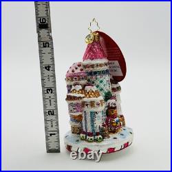 Christopher Radko 2024 Candy Castle Glass Christmas Ornament