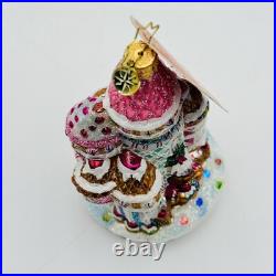 Christopher Radko 2024 Candy Castle Glass Christmas Ornament