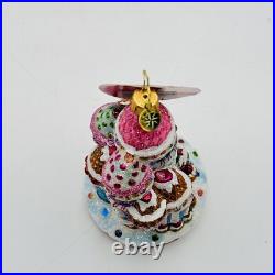 Christopher Radko 2024 Candy Castle Glass Christmas Ornament