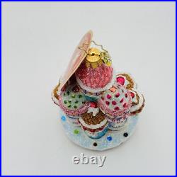 Christopher Radko 2024 Candy Castle Glass Christmas Ornament