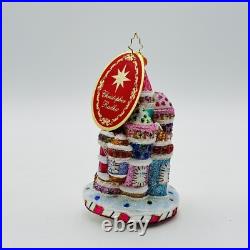 Christopher Radko 2024 Candy Castle Glass Christmas Ornament