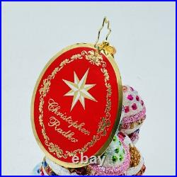 Christopher Radko 2024 Candy Castle Glass Christmas Ornament