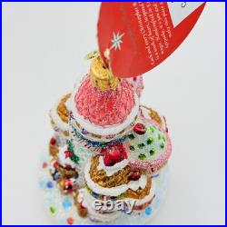 Christopher Radko 2024 Candy Castle Glass Christmas Ornament