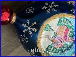 Christopher Radko 20th Anniversary Country Scene Sparkler Ornament (Retired)