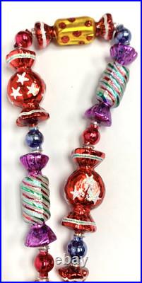 Christopher Radko 38in Garland CANDY DISH (minor flaw) HARD TO FIND