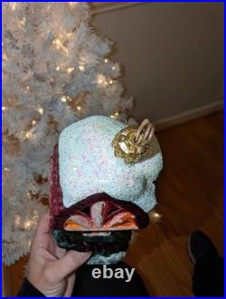 Christopher Radko #724/10,000 Polish Blown Glass Tall House Ornament 12