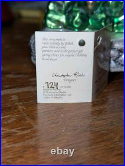 Christopher Radko #724/10,000 Polish Blown Glass Tall House Ornament 12