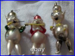 Christopher Radko 96-089-0 Three Little Jigs Set of 3 Italian Ornaments