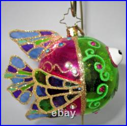 Christopher Radko ANDIE FANCY FISH Bejeweled Christmas Ornament SUPER RARE 2013