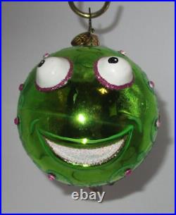 Christopher Radko ANDIE FISH Bejeweled Whimsical Christmas Ornament SUPER RARE