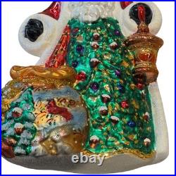 Christopher Radko A Gift of Nature Santa Ornament Limited Edition 993/1224 Handc