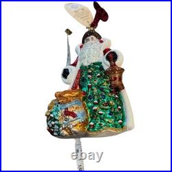 Christopher Radko A Gift of Nature Santa Ornament Limited Edition 993/1224 Handc