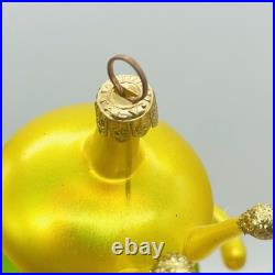 Christopher Radko Alien Space Buddy Ornament Green & Yellow