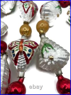 Christopher Radko Alpine Wings Butterfly Flower Christmas Tree Garland 93-086-0