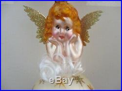 Christopher Radko Angel Spire Finial Tree Topper Finial Ornament withTag No Box