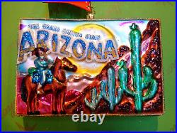 Christopher Radko Arizona Desert Post Glass Ornament