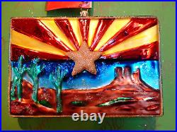 Christopher Radko Arizona Desert Post Glass Ornament