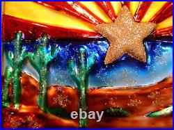 Christopher Radko Arizona Desert Post Glass Ornament