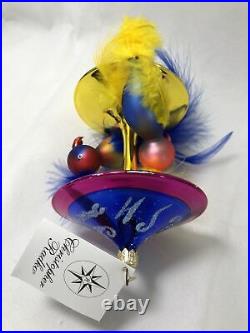 Christopher Radko BIRDS OF PARADISE Ornament with Tag VERY RARE, Made in Germany