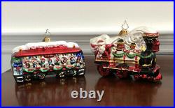 Christopher Radko B&O Railroad Collection Set Of 12 Glass Ornaments Limited Ed